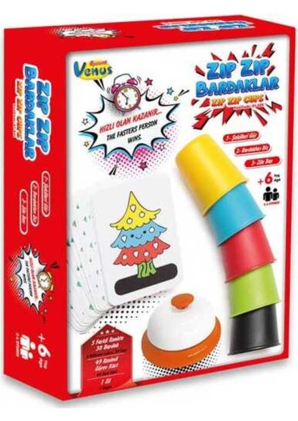 Süper Bardaklar Pratik Bardak Oyunu Hızlı ve Neşeli Olan Kazanır