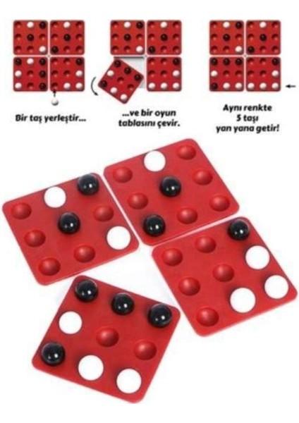 Pentago Oyunu Akıl ve Zeka Turnuva Oyunu Mindtwister The Mind Twiting Game Orjinal Pentago fırsatları