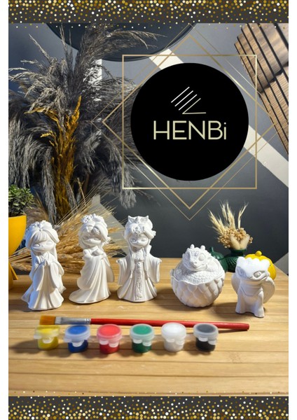 Anime Karakterleri (3d) Japon Kızları Ejder Taş Boyama Çocuk Gelişimi Çocuk Etkinlik Taş Boyama Seti