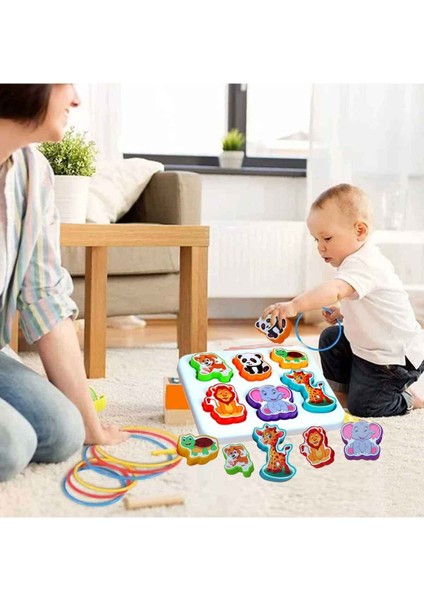 Eğitici Esnek Sök Tak Tırtıl 20 cm Neşeli Hayvanlar Bultak 2'li Set