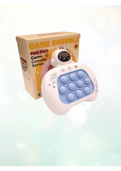 Elektronik Popit,eğitici Oyuncak,ışıklı Oyuncak,çocuk Için Yılbaşı Hediyesi,popit Uçan Astronot Mavi