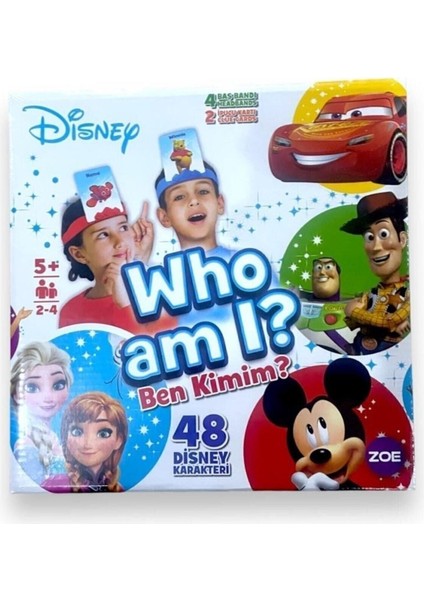 Ben Kimim Disney Lisanslı Aileler Yetişkinler ve Çocuklar Için Parti Masa Oyunu Kart Oyunu modelleri