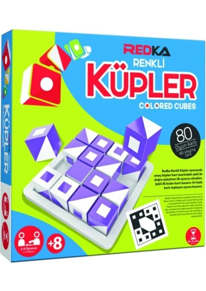 Akıl Oyunları Redka Renkli Küpler Sihirli Küpler Qbitz Qbig Zeka Akıl Oyunu