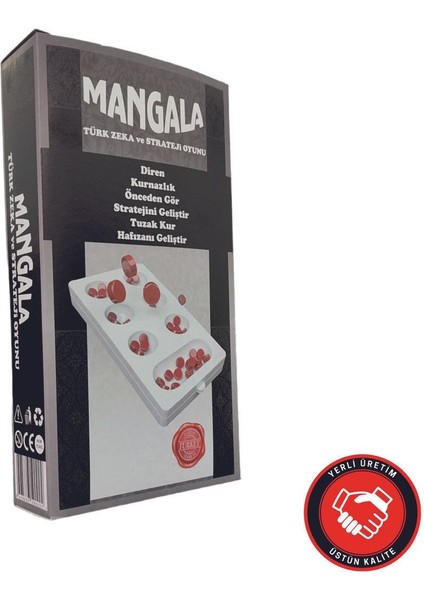 Mangala Türk Zeka ve Strateji Oyunu - Plastik Kapaklı Mangala fiyatları