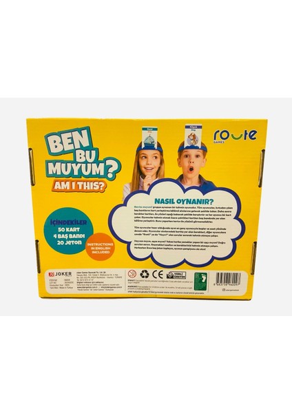 Ben Bumuyum ? Aile Kutu Oyunu. fiyatları