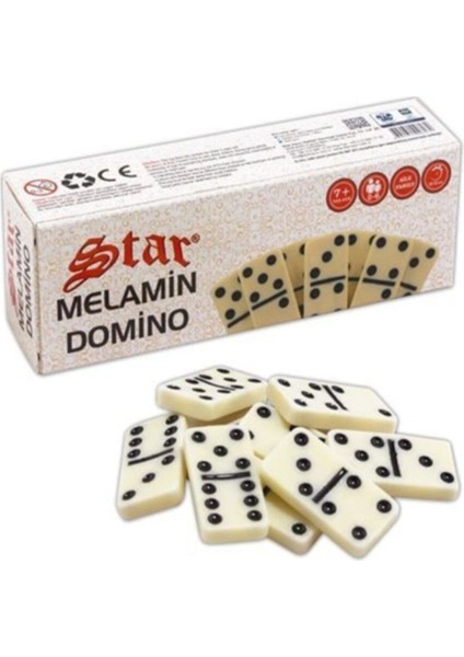 Domino Melamin Plastik Kutulu