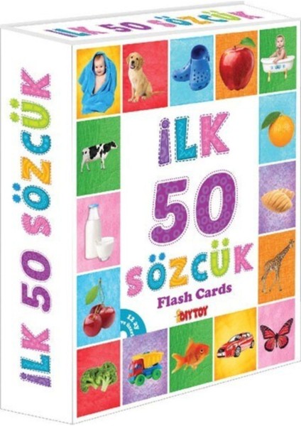 Vardem Diytoy 1161 Flash Card Ilk 50 Sözcük