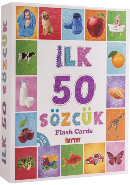 Vardem Diytoy 1161 Flash Card Ilk 50 Sözcük modelleri