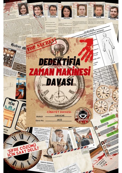 Zaman Makinesi Davası, Cinayet Çözme ve Katili Bulma Oyunu, Suçluyu Bulma- Dedektif Oyunu