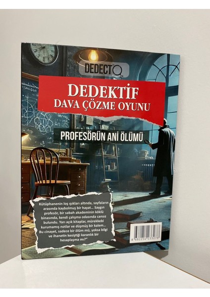 Profesörün Ani Ölümü Dedektif Oyunu Kutu Oyunu Cinayet Çözme Vaka Katili Bulma Oyunu fiyatları