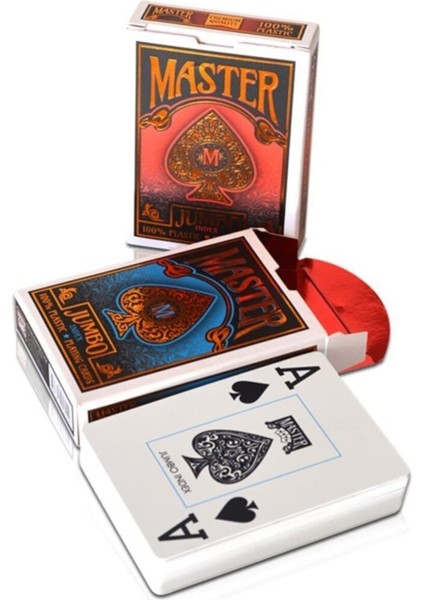 Jumbo Plastik Poker Oyun Kağıdı Tek Deste