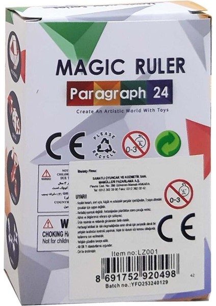Sihirli Bloklar Magic Ruler LZ001