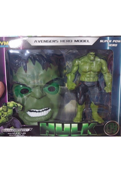 Hulk Maske Figür Işıklı