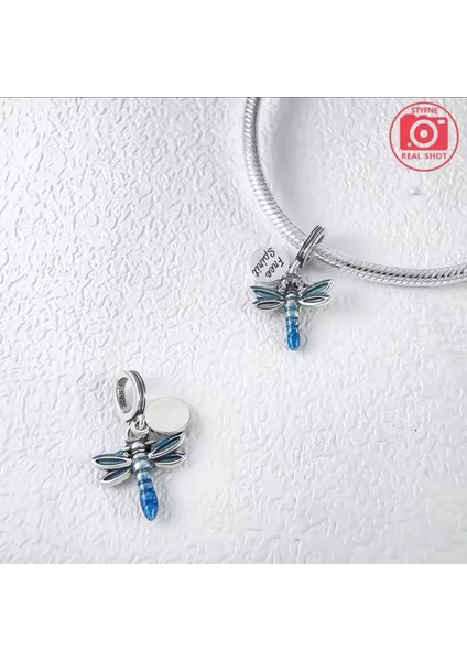 Gümüş Yusufçuk Sallantılı Charm