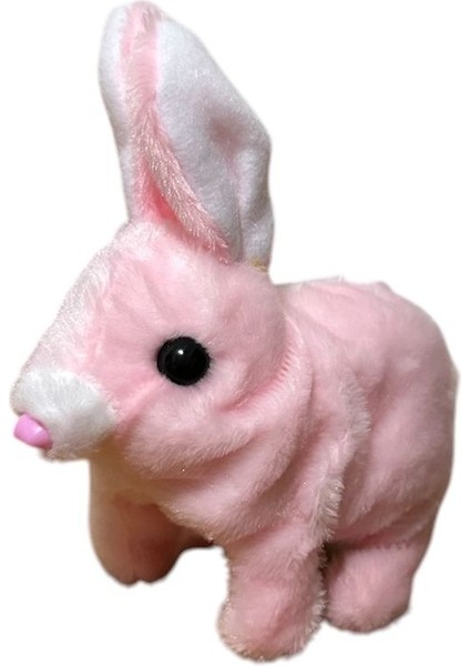 Pilli Zıplayan ve Kulakları Hareket Eden Pembe Tavşan fiyatları