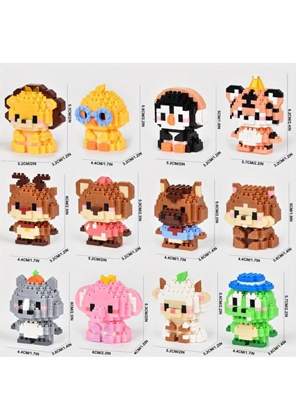 Bricks Sevimli Hayvanlar Mini Blok Yapı Taşı Figür (Rastgele 1 Model Gönderilir) fiyatları