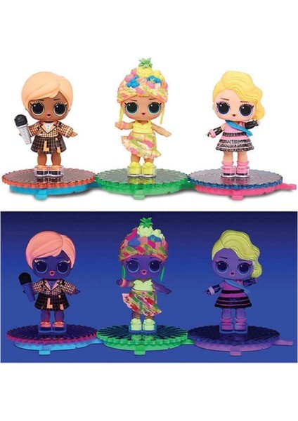 Surprise Dance Dance Dance Serisi Dans Bebek Figür Oyuncak – Mor Işık Fenerli, 8 Sürpriz, Çocuk ve Yetişkinlere Uygun Koleksiyon