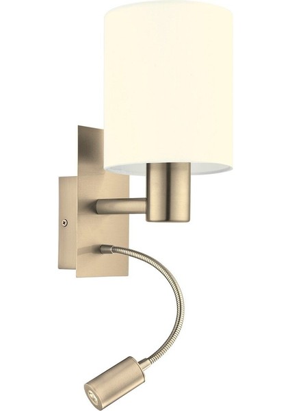 Abajurlu ve Kitap Okuma LED Lambalı Aplik