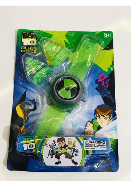 Oyuncak Benten Saat BEN10 Saat Figürlü Uzay Sesli Işıklı Ben Ten