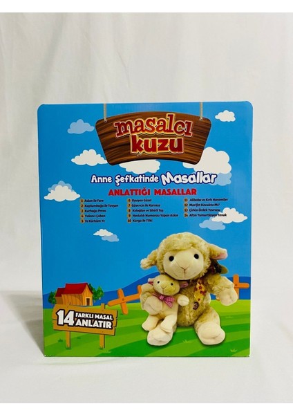 Türkçe Masal Anlatan Kuzu - Yavrulu Masalcı Kuzu