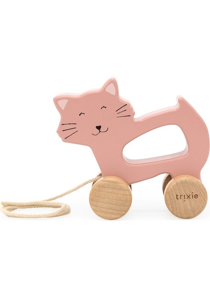 Ahşap Çekçek Oyuncak Mrs.cat