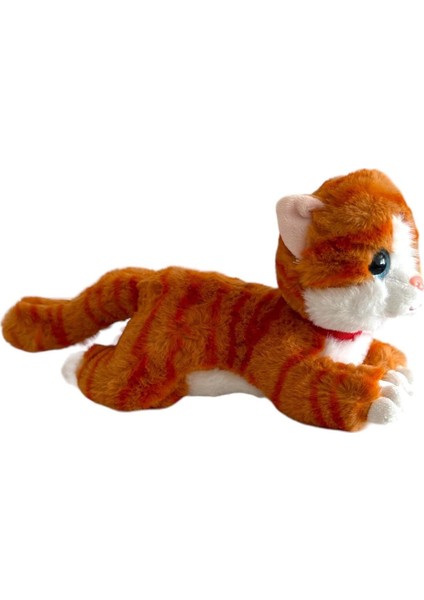 Sesli Yatan Miyavlayan 25 cm Peluş Kedi Oyuncak fiyatları