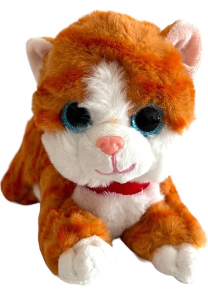 Sesli Yatan Miyavlayan 25 cm Peluş Kedi Oyuncak fırsatları