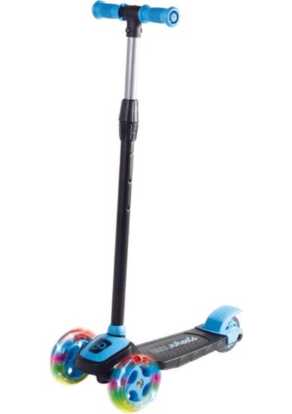 Cool Wheels 3 Tekerlekli LED Işıklı Scooter 3-12 Yaş İçin Ayarlanabilir Yükseklik