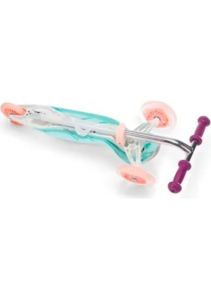 - Scooter B1 500 Işıklı 3 Tekerlekli Beyaz Mentol Yeşili Açık Frambuaz