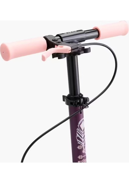 Çocuk Scooter - Süspansiyon ve Gidonda Fren - Mor - Mıd5 modelleri