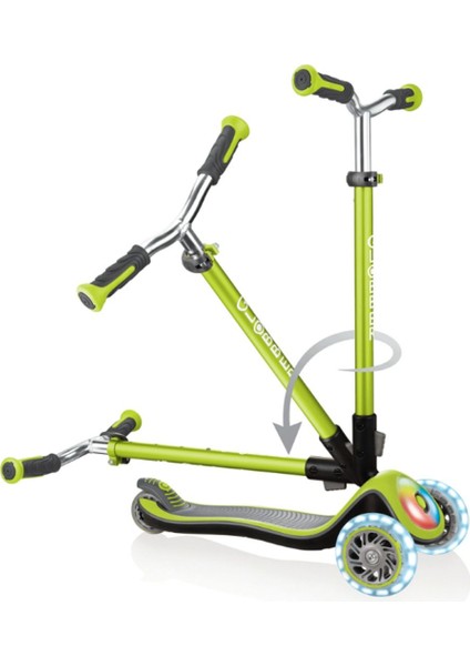 Elite Prime Full Işıklı Scooter - Yeşil fırsatları