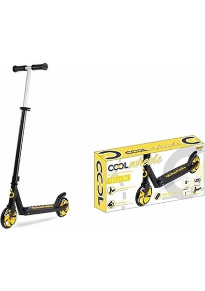 8+ Yaş Cool Wheels 8 Yaş ve Üzeri Katlanabilir 2 Tekerlekli Scooter Sarı Sarı 2