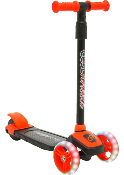 Turuncu Coolwheels Twist Işıklı 3 Tekerli Scooter 3+Yaş 3+ Yaş 3