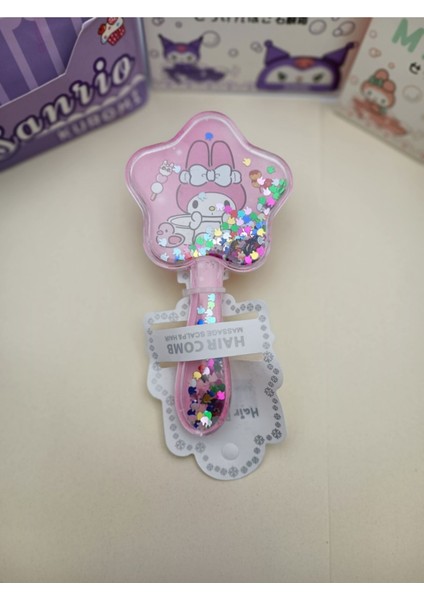 Sanrio Kawaii My Melody Tarak Içi Simli Pullu Mini Tarak Lüx Hediyelik Ürünler