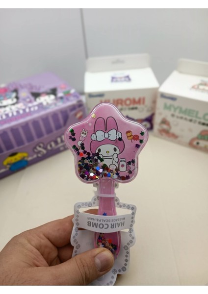 Sanrio Kawaii My Melody Tarak Içi Simli Pullu Mini Tarak Lüx Hediyelik Ürünler fiyatları