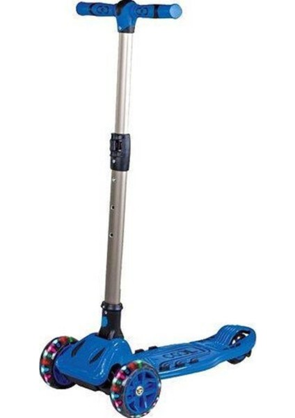 Mavi Cool Wheels Maxi LED Işıklı 3 Tekerlekli Yükseklik Ayarlı Scooter 50KG fiyatları
