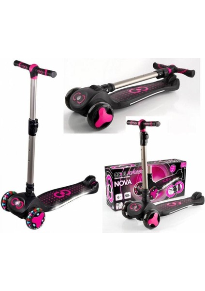 Frk Cool Wheels Nova Full Işıklı Scooter Pembe + 6 Yaş fiyatları