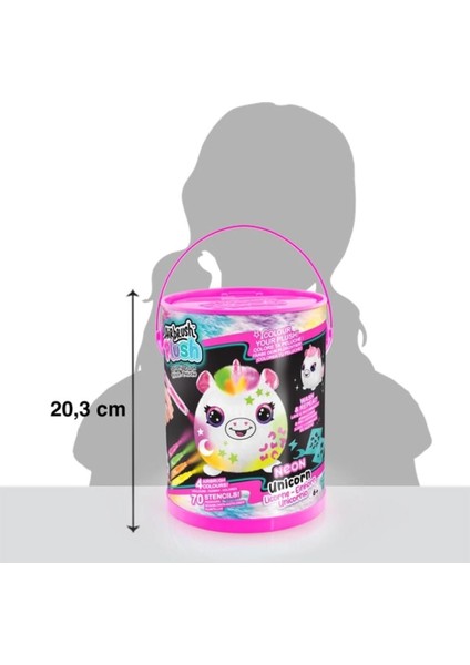 Airbrush Plush Squishy Peluş Neon Unicorn indirimleri
