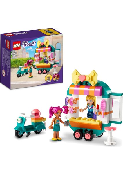 Friends 41719 Mobil Moda Butiği Oyun Seti Çocuklar İçin Eğlenceli Yapım ve Tasarım Oyuncağı