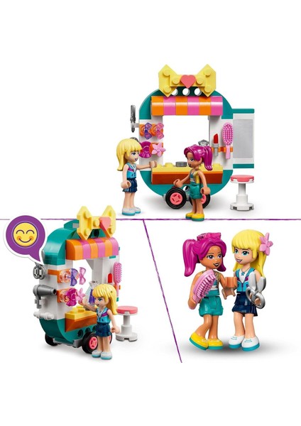 Friends 41719 Mobil Moda Butiği Oyun Seti Çocuklar İçin Eğlenceli Yapım ve Tasarım Oyuncağı