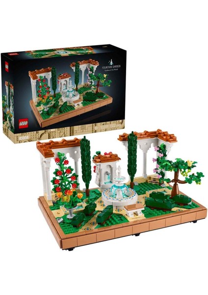 Icons Fıskiyeli Bahçe 10359 - Yetişkinler Için Dekoratif Bahçe Modeli Yapım Seti (1302 Pa