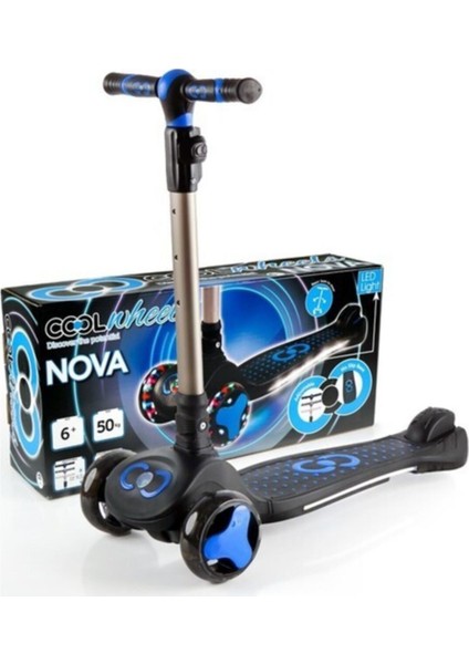 6 Yaş Mavi Işıklı Nova Scooter 3 Teker fiyatları