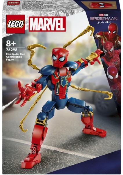 Marvel Iron Örümcek Adam Yapım Figürü 76298 - 8 Yaş ve Üzeri Süper Kahraman Seven Çocu modelleri