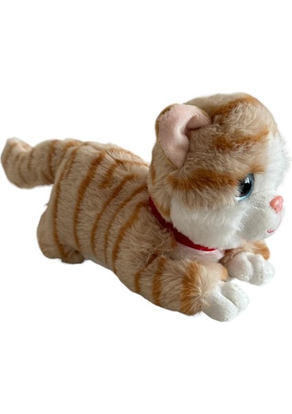 Sesli Yatan Miyavlayan 25 cm Peluş Kedi Oyuncak fiyatları