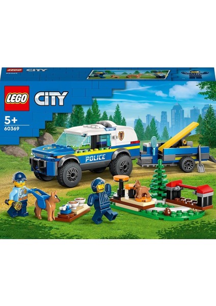 City Mobil Polis Köpeği Eğitimi 60369-5 Yaş ve Üzeri Çocuklar Için Oyuncak Yapım Seti (197 Parça) fırsatları