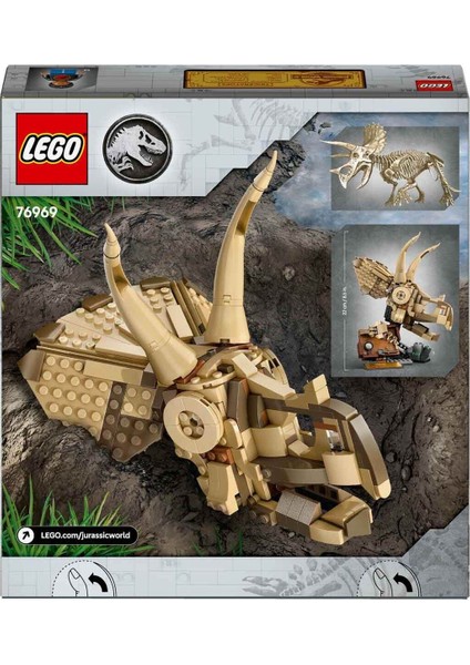 Jurassic World Dinozor Fosilleri: Triceratops Kafatası 76969 - 9 Yaş ve Üzeri Çocuklar Içi fırsatları