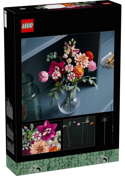 ® Botanicals Pembe Çiçek Buketi 10342 - Yetişkinler Için Dekoratif Çiçek Yapım Seti (749 Parça) indirimleri