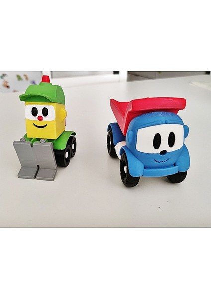 Küçük Kamyon Leo - Leo Lastwagen Leo The Truck 4'lü Oyuncak Seti fiyatları