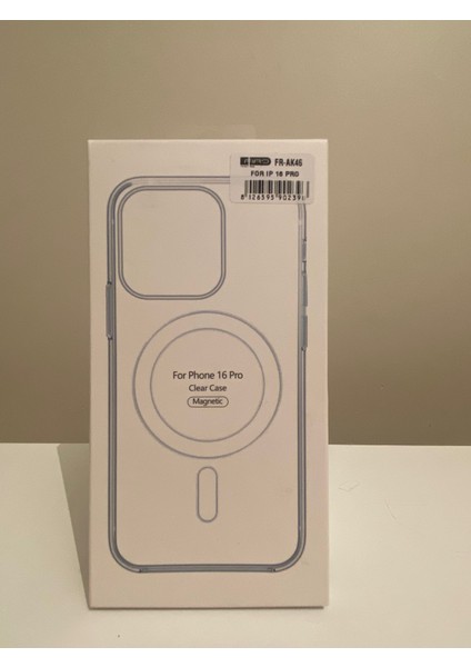 Apple iPhone 16 Pro Uyumlu Darbe Emici ve Köşe Korumalı Magsafe Kılıf