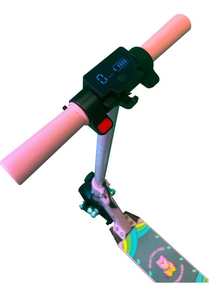 S5 Elektrikli Çocuk Scooter - 130W, LED Işıklı, Amortisörlü (Dizlik ve Dirseklik Hediyeli) indirimleri